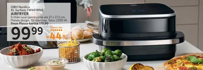 Obh Nordica - XL SURFACE AIRFRYER