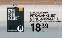 PITKÄLAHKEISET URHEILUBOKSERIT