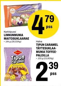 LINNUNMUNIA MAITOSUKLAARAE