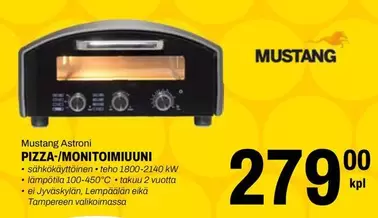 Mustang - PIZZA-/MONITOIMIUUNI