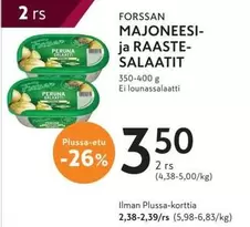 MAJONEESI- ja RAASTE-SALAATIT