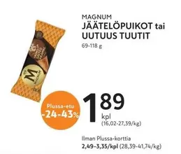 Magnum - JÄÄTELÖPUlKOI tai UUTUUS TUUTIT