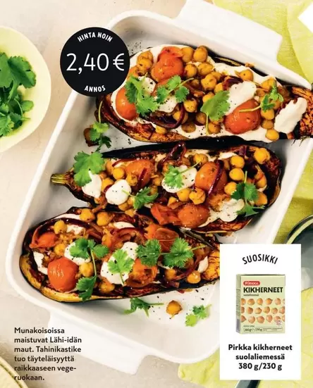 Munakoisoissa maustetut Lähi-idän ruoat