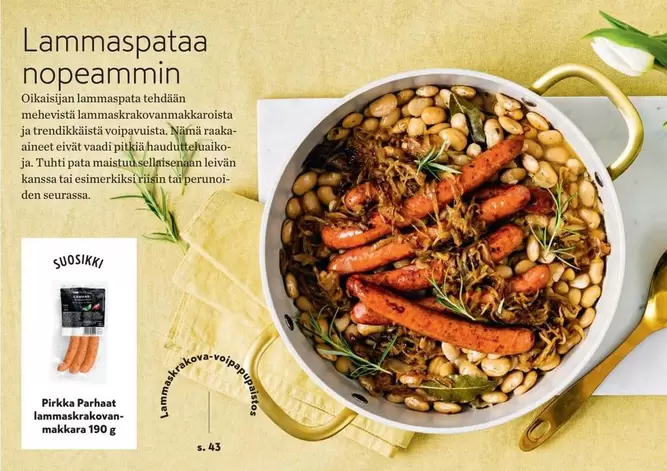 Lammaspataa nopeammin