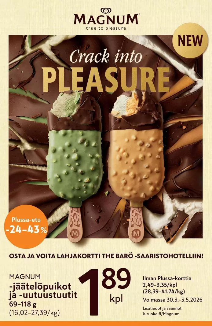 Magnum -  Jäätelöpuikot