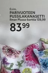 PARIVUOTEEEN PUSSILAKANANASETTI Ilman Plus-korttia