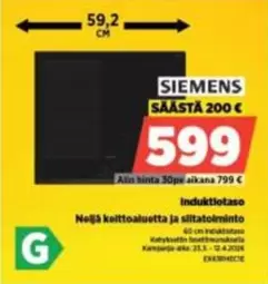 Siemens - Induktiotaso