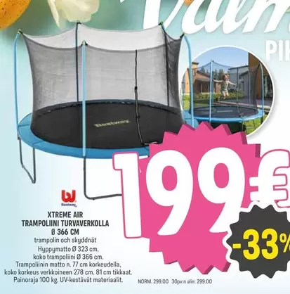 TURVAKOVERLLA Ø 366 CM