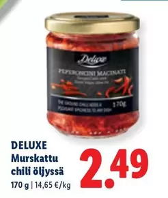 Murskattu chili öljyssä
