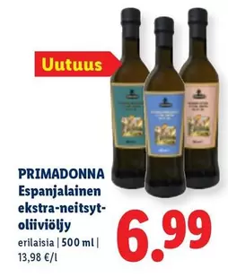 PRIMADONNA Espanjalainen ekstra-neitsytoliiviöljy