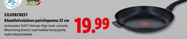 Alumiinivaluinen paistinpannu 32 cm