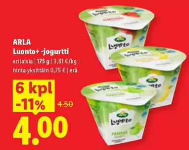 Arla - Luonto+-jogurtti