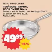 TERÄSPAISTINPANNU COOK SMART 28 CM