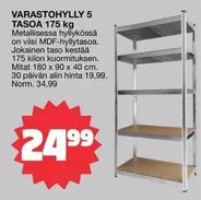 VARASTOHYLLY 5 TASOA 175 KG