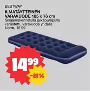 ILMATÄYTTEINEN VARAVUODE 185 x 76 cm