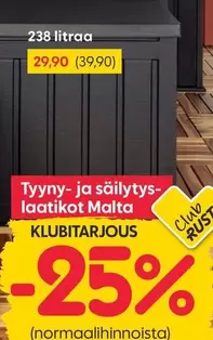 Tyyny- ja säilytyslaatikot Malta