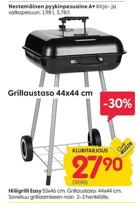 Grillaustaso 44x44 cm