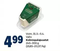 Kolmiopalajuustot