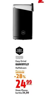 Obh Nordica - Easy Grind KAHVIMYLLY Kaffekvarn