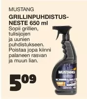 Mustang - GRILLINPUHDISTUS-NESTE