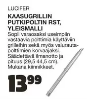 RST - KAASUGRILLIN PUTKIPOLTIN , YLEISMALLI