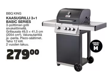 KAASUGRILLI 3+1 BASIC SERIES