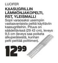 RST - KAASUGRILLIN LÄMMÖNJAKOPELTI, , YLEISMALLI