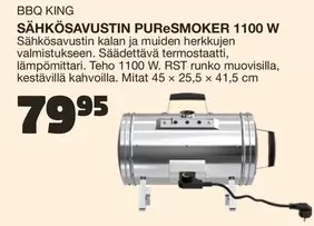 RST - Sähkösavustin PURESMOKER 1100 W