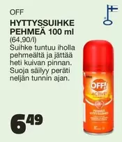 HYTTYSUIHKE PEHMEÄ