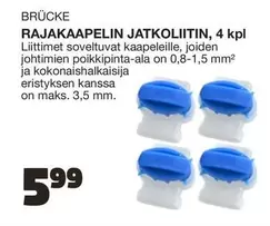 RAJAKAAPELIN JATKOLIITIN, 4 kpl