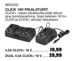 CLICK 18V PIKALATURIT