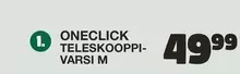 ONECLICK TELESKOOPPI- VARSI M