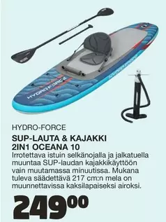 SUP-LAUTA & KAJAKKI 2IN1 OCEANA 10