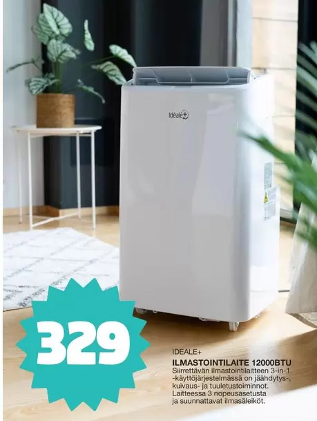 ILMASTOINTILAITE 12000BTU