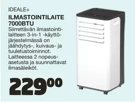 ILMASTOINTILAITE 7000BTU
