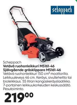 Vetävä ruohonleikkuri MS161-46