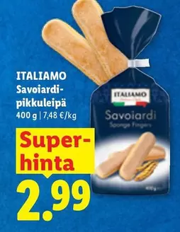 Savoiardi pikkuleipä