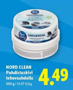 Puhdistuskivi tehovaahdolla