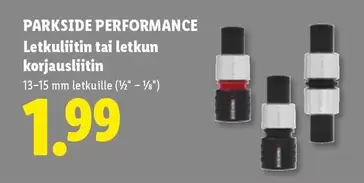 Letkuliitin tai letkun korjausliitin