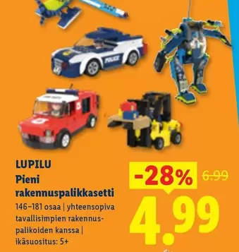 Pieni rakennuspalikkasetti