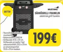 Mustang - Sähkögrilli Franklin