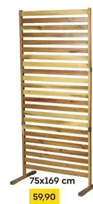 Wooden privacy screen