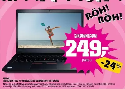 Intel - THINKPRO 14" KANNETTAVA TIETOKONE