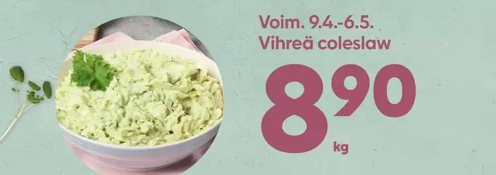 Vihreä coleslaw