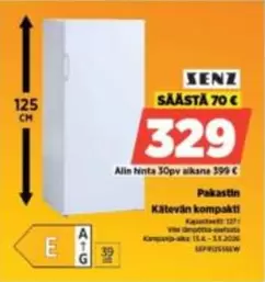 Pakastin Kätevän kompakti