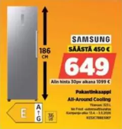 Pakastinkaappi All-Around Cooling