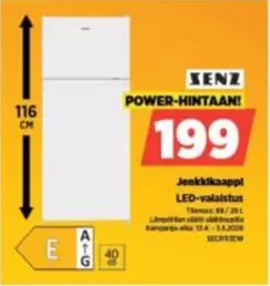 Jenkkikaappi LED-valaistus