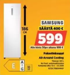 Pakastinkaappi All-Around Cooling