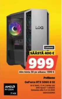 Amd - GeForce RTX 3060 8 GT