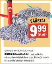 RISTON Kalaverkko 1,8 m